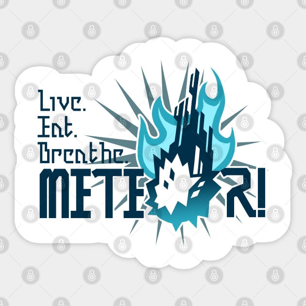 METEOR Sticker by kingcael